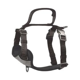 PETMARVEL Adjustable Embroidered Stylish Dog Harness (Option: Grey-XLarge)