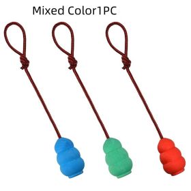 Pet Toy Natural Rubber Rope Hoist (Option: Mixed Color Hair-9cm)
