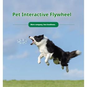 Pet Interactive Flywheel,Dog Frisbee Toy,Fun Interactions Buildstronger Bonds (Option: MacaronPink)
